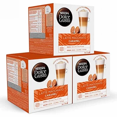 Latte Macchiato Caramel. Pack de 48 cápsulas Dolce Gusto. Latte Macchiato Caramel. Pack de 48 cápsulas Dolce Gusto.