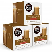 Café descafeinado com leite, Nescafé Dolce Gusto, embalagem 48 cápsulas*