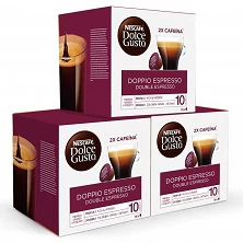 Doppio Espresso Dolce Gusto 3 cajas de 16 unidades Vietnam y Sudamerica