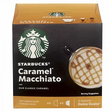 Caramel Macchiato STARBUCKS 6+6 cápsulas compatibles Dolce Gusto