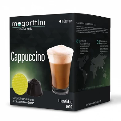 Cappuccino 16 cápsulas Mogorttini compatible Dolce Gusto Cappuccino 16 cápsulas Mogorttini compatible Dolce Gusto