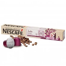 10 cápsulas de India Nescafe, compatível Nespresso