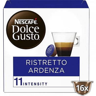 Cafe Ristretto Ardenza, 16 uds Nescafe Dolce Gusto Cafe Ristretto Ardenza, 16 uds Nescafe Dolce Gusto