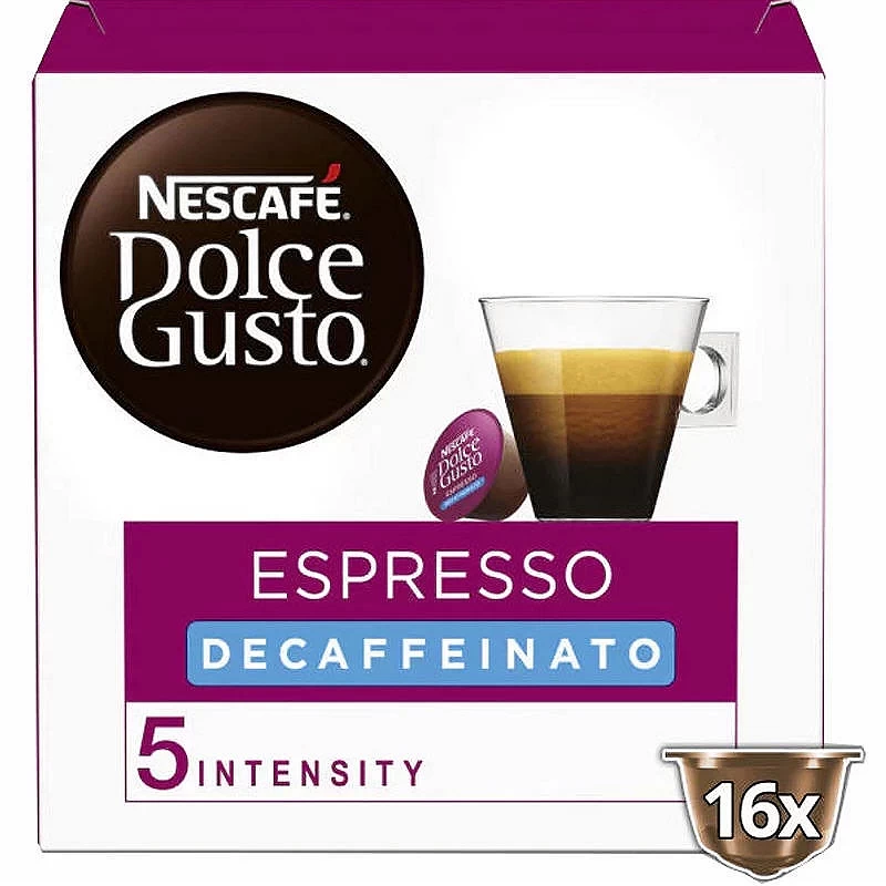 Expresso descafeinado macio RED 16 u Dolce Gusto