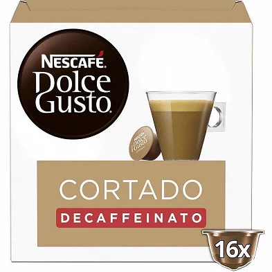 Café cortado Descafeinado 16 uds. Dolce Gusto Café cortado Descafeinado 16 uds. Dolce Gusto