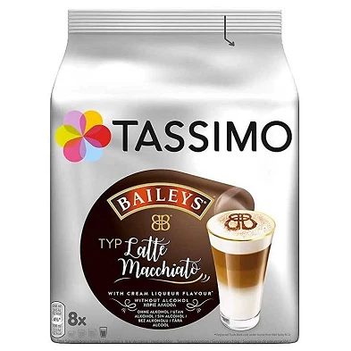 Baileys Latte Macchiato Tassimo 8 Serviços