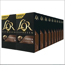 Forza L'or 20 cajas compatible Nespresso 200 cápsulas