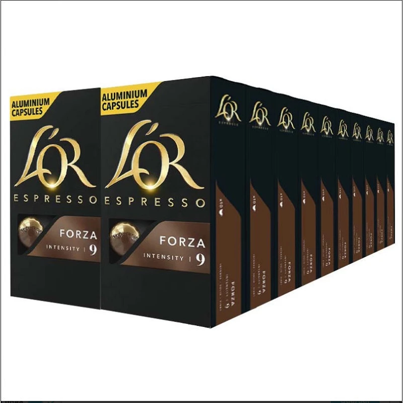 Forza L'or 20 cajas compatible Nespresso 200 cápsulas Forza L'or 20 cajas compatible Nespresso 200 cápsulas