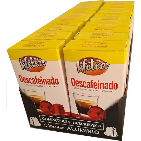 22 caixas de Descafeinado Kfetea Nespresso 220 cápsulas Rainforest Alliance