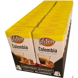 22 Caixas de Colombia Kfetea Nespresso 220 cápsulas Rainforest Alliance