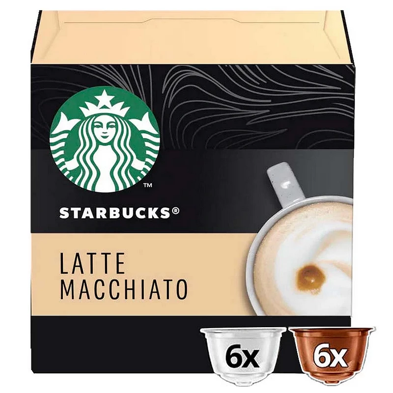 Latte Macchiato STARBUCKS 6+6 capsulas compatibles Dolce Gusto