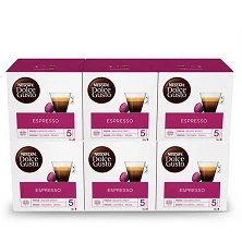 Café Espresso Arabica Dolce Gusto – 6 Caixas com 16 Cápsulas