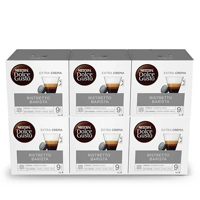 Café Ristretto Barista – Pack de 6 Caixas Dolce Gusto Café Ristretto Barista – Pack de 6 Caixas Dolce Gusto