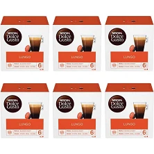 Lungo Pack 6 Caixas Dolce Gusto: Café Longo Intenso
