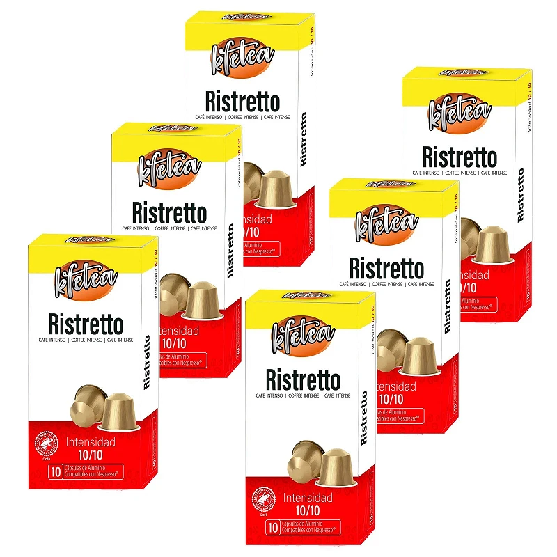 60 Cápsulas Ristretto Kfetea Nespresso - Café Intenso