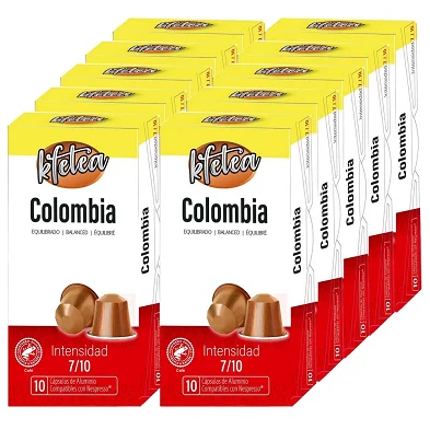 Colombia Kfetea Nespresso - 10 Caixas com 100 Cápsulas Colombia Kfetea Nespresso - 10 Caixas com 100 Cápsulas