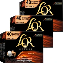3 Caixas de Colombia Andes L'OR Compatíveis Nespresso