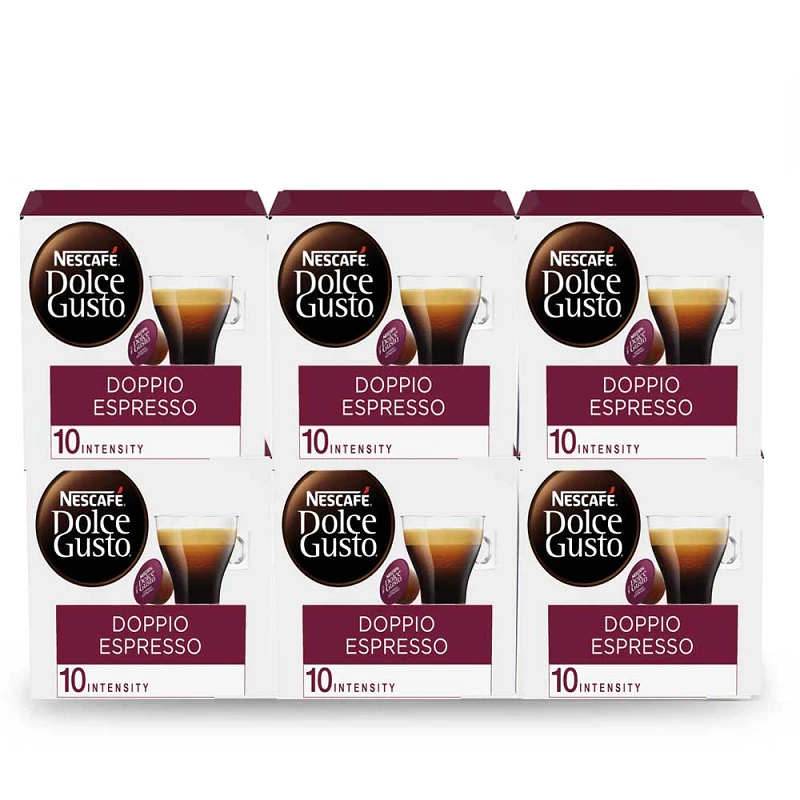 Oferta Especial: 6 Caixas de Doppio Espresso – Café Intenso
