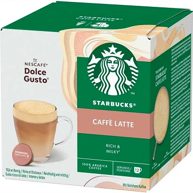 Caffè Latte Starbucks 12 servicios compatible Dolce Gusto Caffè Latte Starbucks 12 servicios compatible Dolce Gusto