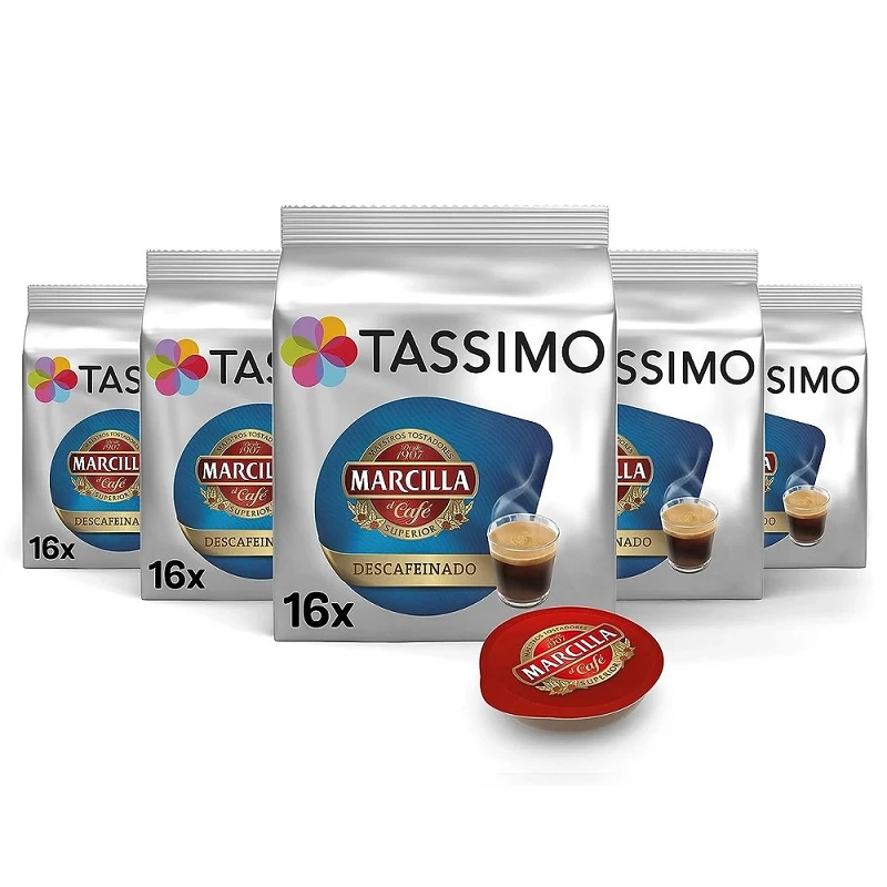 Compre Descafeinado Marcilla Tassimo: 80 cápsulas