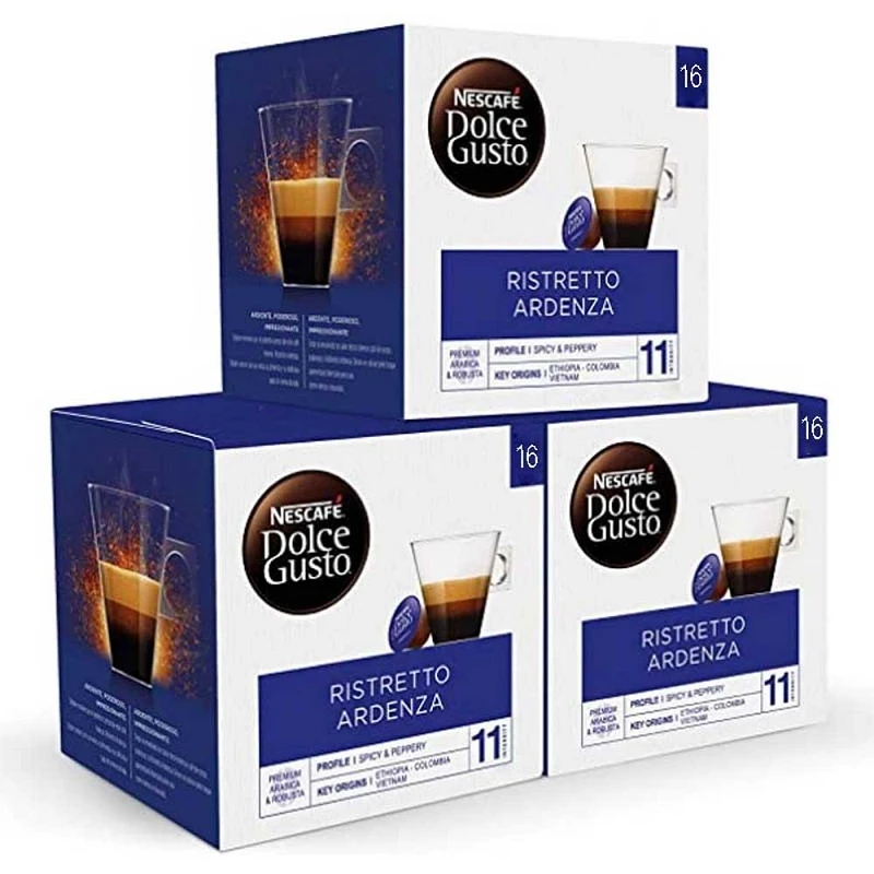 Café Ardenza Espresso, 96 cápsulas. Dolce Gusto Nescafé.