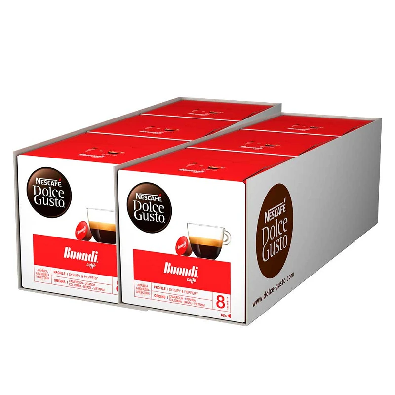 Buondi Caffè 6x16cap DG - 96 Cápsulas Originais