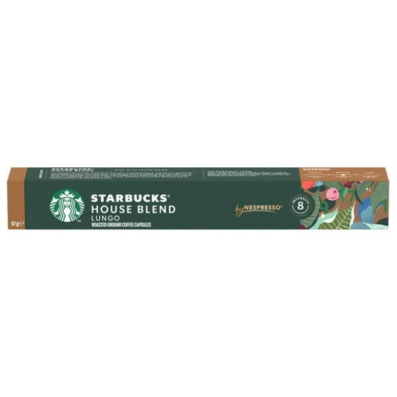 Lungo House Blend Starbucks compatível Nespresso