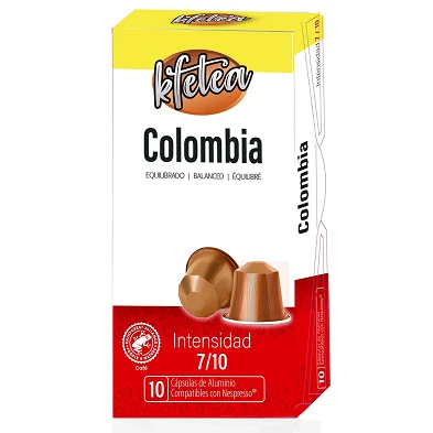 Colombia Kfetea Nespresso 10 capsulas rainforest alliance Colombia Kfetea Nespresso 10 capsulas rainforest alliance
