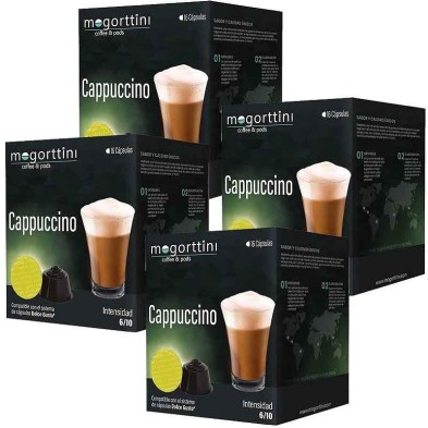 Cappuccino Mogorttini – 4 cajas de cápsulas para Dolce Gusto Cappuccino Mogorttini – 4 cajas de cápsulas para Dolce Gusto