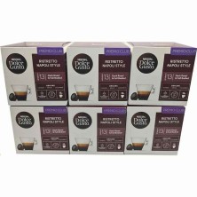 Experimente o sabor intenso e autêntico com DG Ristretto Napoli Style pack 48 6x16capx128 gr DG. Cápsulas originais que garantem