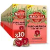 10 cajas Marcilla Puro Arábica Espresso 100 cápsulas Nespresso