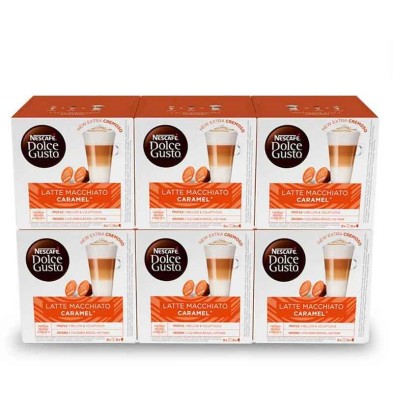 Latte Macchiato Caramel 6 cajas 48 servicios Dolce Gusto Latte Macchiato Caramel 6 cajas 48 servicios Dolce Gusto