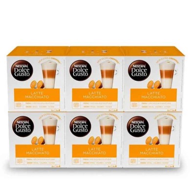 Cápsulas Latte Macchiato Dolce Gusto - 6 Caixas Cápsulas Latte Macchiato Dolce Gusto - 6 Caixas
