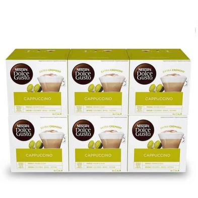 Cappuccino 6 Caixas de 16 Cápsulas Dolce Gusto Cappuccino 6 Caixas de 16 Cápsulas Dolce Gusto