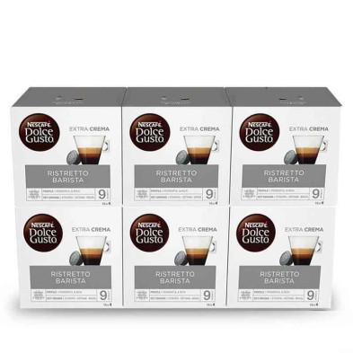 Café Ristretto Barista – Pack de 6 Caixas Dolce Gusto Café Ristretto Barista – Pack de 6 Caixas Dolce Gusto