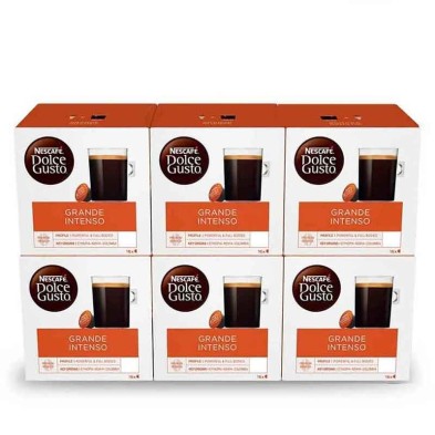 Café Grande Intenso Dolce Gusto – 6 Caixas com 16 Cápsulas Café Grande Intenso Dolce Gusto – 6 Caixas com 16 Cápsulas