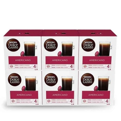 Café Americano Dolce Gusto – 6 Caixas com 16 Cápsulas Café Americano Dolce Gusto – 6 Caixas com 16 Cápsulas