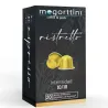 Ristretto 20 cápsulas Mogorttini. Compatível com Nespresso, em alumínio